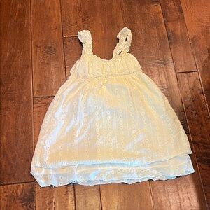 Yellow Lace Sleeveless Dress